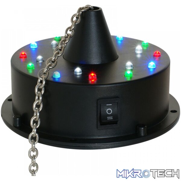 151614B_1 Beamz Mbw18Led Led Battery Mirror Ball Motor Rgbw - Image 1