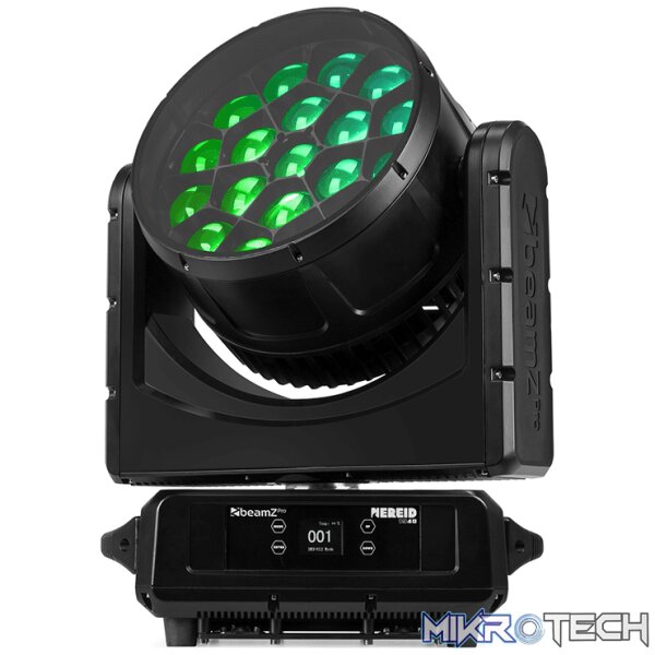 Beamzpro Nereid1940 Led Moving Head Bee Eye Zoom Ip65 19X 40W Rgbw - Image 3