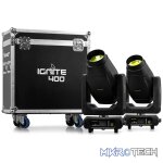 Beamzpro Ignite400 Led Moving Head Beam-Spot-Wash 1X 400W [2 In A Flightcase]