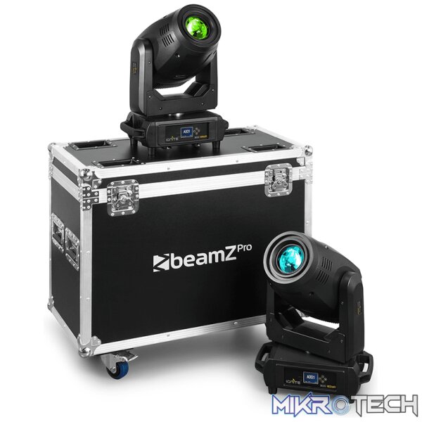 Beamzpro Ignite300A Led Moving Head Beam-Spot-Wash 1X 300W With Animation [2 In A Flightcase] - Image 4