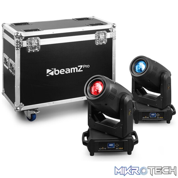 Beamzpro Ignite300A Led Moving Head Beam-Spot-Wash 1X 300W With Animation [2 In A Flightcase] - Image 3