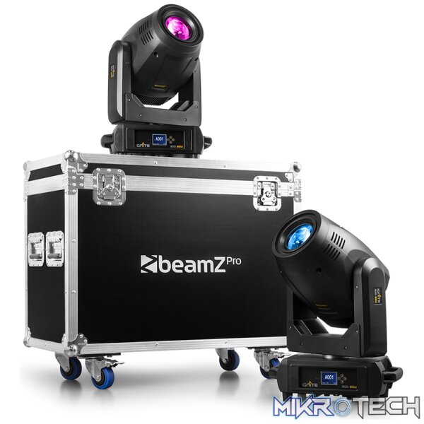 Beamzpro Ignite300 Led Moving Head Beam-Spot-Wash 1X 300W [2 In A Flightcase] - Image 2