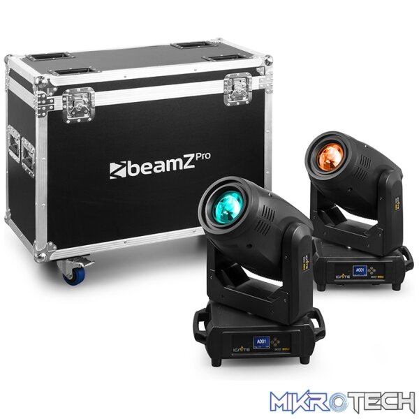 Beamzpro Ignite300 Led Moving Head Beam-Spot-Wash 1X 300W [2 In A Flightcase] - Image 4