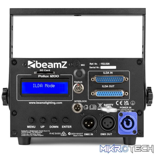 Beamz - Pollux 1200 Ttl Laser Rgb - Image 7