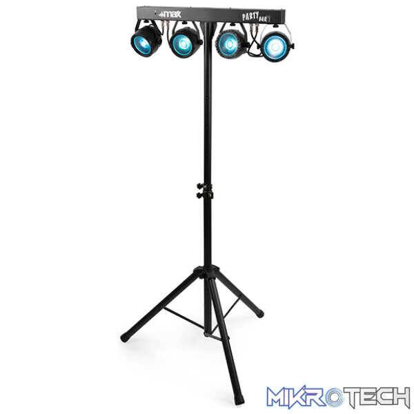 Beamz Partybar11 Set 4 X Cob Par 4X 20W Rgb - Image 2