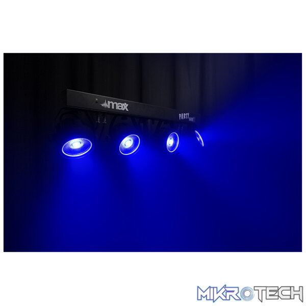 Beamz Partybar11 Set 4 X Cob Par 4X 20W Rgb - Image 7