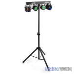 Beamz Partybar12 Set 2X Par And 2 X Derby Rgbw