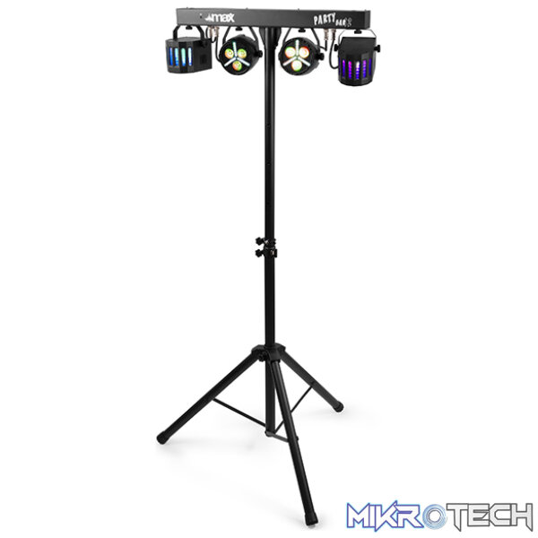 Beamz Partybar12 Set 2X Par And 2 X Derby Rgbw - Image 2