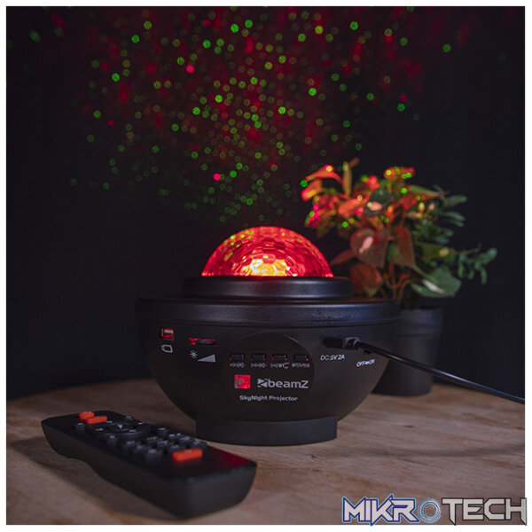 Beamz Skynight Projector With Red And Green Stars 2X 3W Rgbw - Image 13