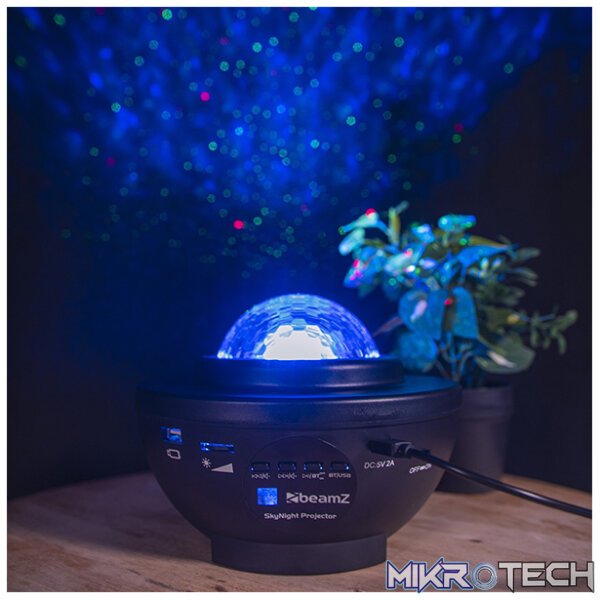 Beamz Skynight Projector With Red And Green Stars 2X 3W Rgbw - Image 14