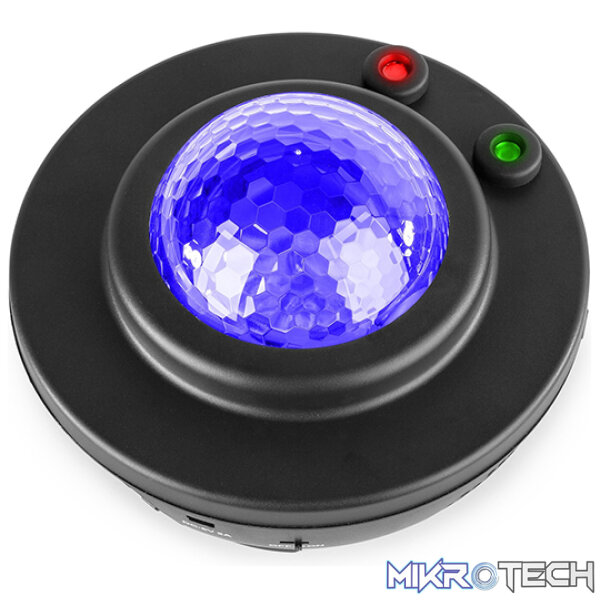Beamz Skynight Projector With Red And Green Stars 2X 3W Rgbw - Image 2