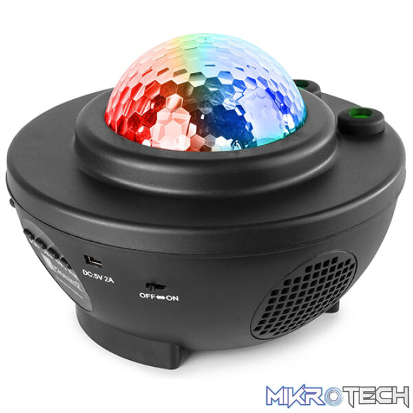 Beamz Skynight Projector With Red And Green Stars 2X 3W Rgbw - Image 3