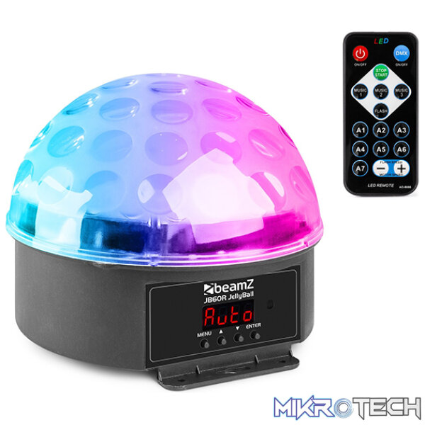 153220B_1 Beamz Jb60R Led Jelly Ball 6X 1W Rgbwpy - Image 1