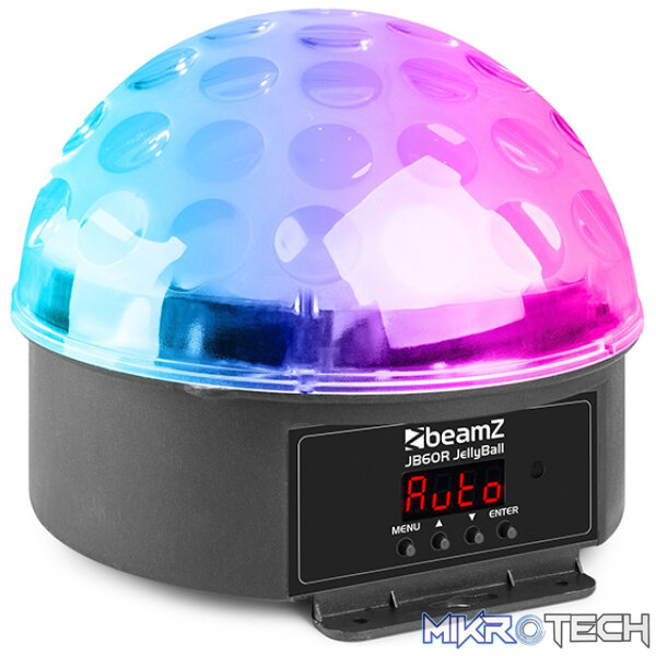 Beamz Jb60R Led Jelly Ball 6X 1W Rgbwpy - Image 2
