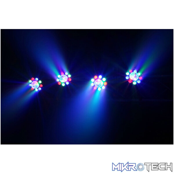 Beamz Partybar3 4X Led Par With Magic Ball 48X 1W Rgb - Image 7