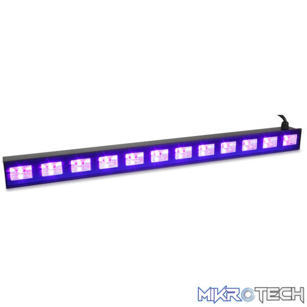 153269B_1 Beamz Buv123 Led Bar 12X 3W Uv - Image 1