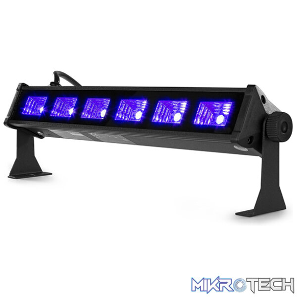 Beamz Buv63 Led Bar 6X 3W Uv - Image 2