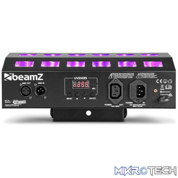 Beamz Buv463 Led Uv Strobe 24X 3W Uv - Image 2