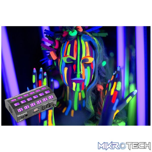 Beamz Buv463 Led Uv Strobe 24X 3W Uv - Image 4