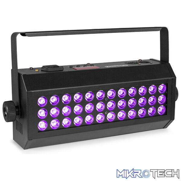 153277B_1 Beamz Flood36Uv Led Uv Flood Light Ip20 36X 3W Uv - Image 1