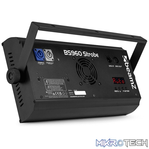 Beamz Bs960 Led Combi Stroboscope Ip20 Rgbcw - Image 4