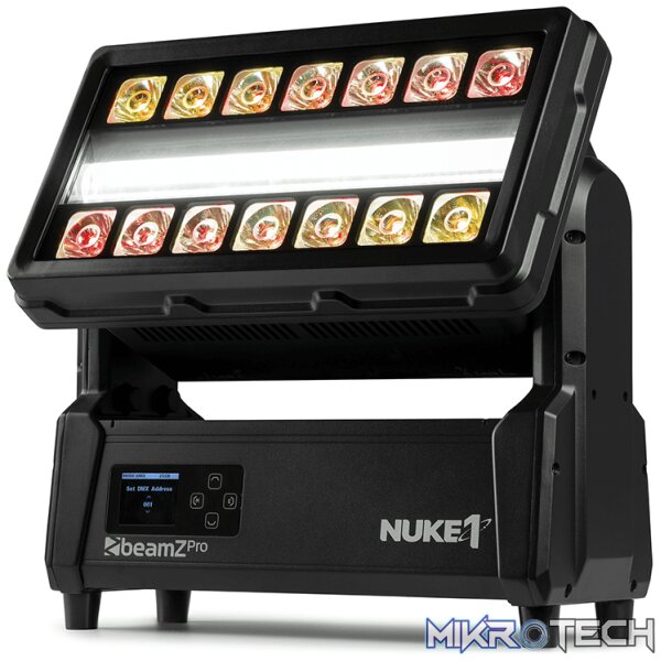 Beamzpro Nuke1 Led Combi Ip65 96X 10W Strobe 14X 40W Beam Rgbwcw - Image 3