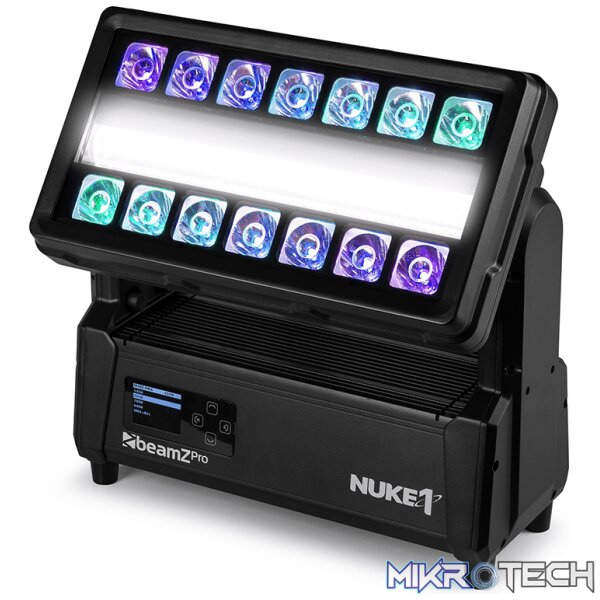 Beamzpro Nuke1 Led Combi Ip65 96X 10W Strobe 14X 40W Beam Rgbwcw - Image 4