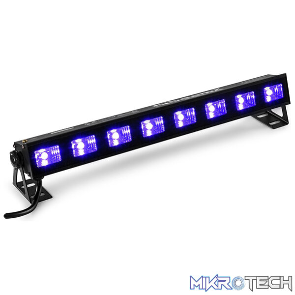 153500B_1 Beamz Buvw83 Led Bar 8X 3W Wwuv - Image 1