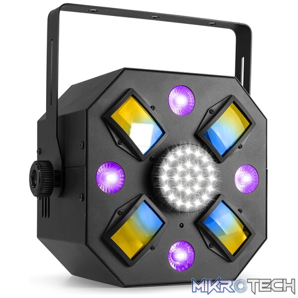 Beamz Multiace3 Led Effect Strobe 25X 0.5W Led 10X 3W Rgbawuvp - Image 2