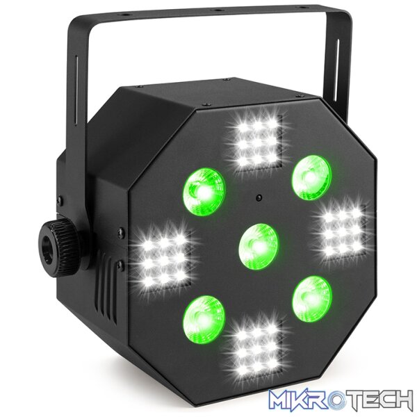 153602B_1 Beamz Multiace2 Led Effect Strobe 36X 0.2W Led 5X 4W Rgbwuv - Image 1