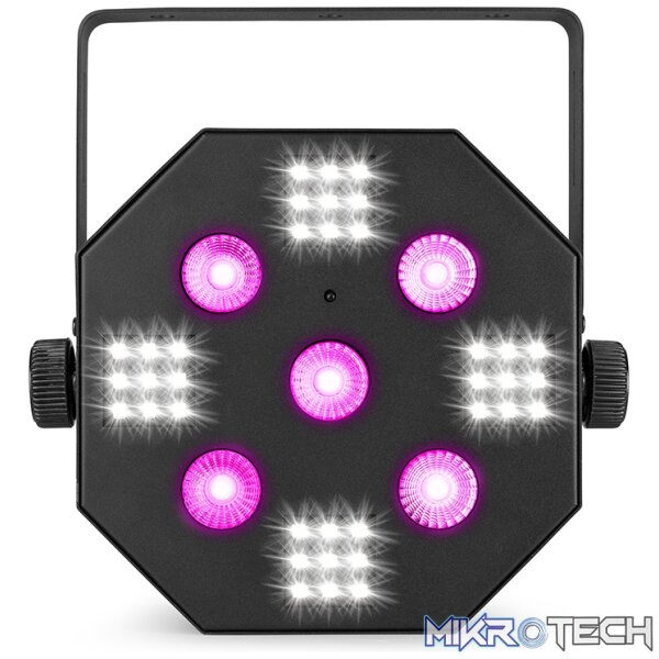 Beamz Multiace2 Led Effect Strobe 36X 0.2W Led 5X 4W Rgbwuv - Image 3