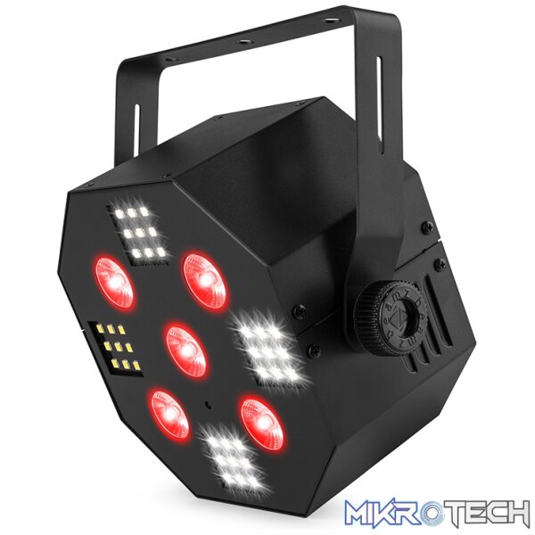 Beamz Multiace2 Led Effect Strobe 36X 0.2W Led 5X 4W Rgbwuv - Image 4