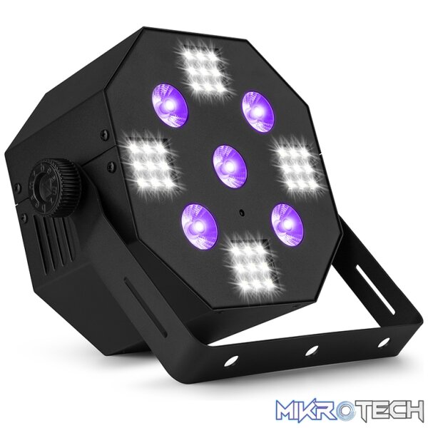 Beamz Multiace2 Led Effect Strobe 36X 0.2W Led 5X 4W Rgbwuv - Image 5