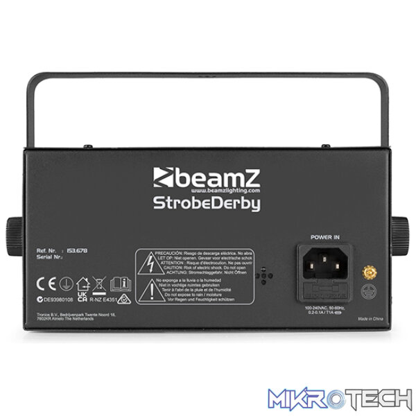 Beamz Strobederby Strobe 4X 2W Led 6X 4W - Image 4