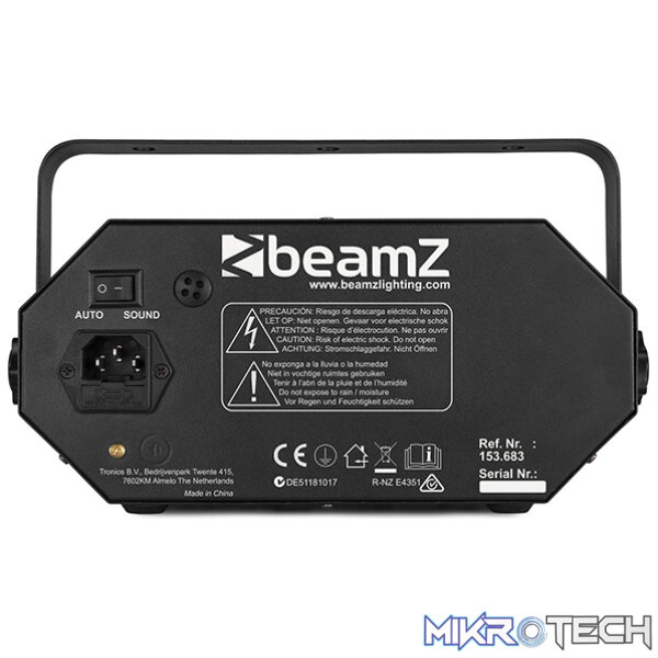 Beamz Ledwave Led Jellyball, Water Wave And Uv Effect Rgbwuv - Image 5