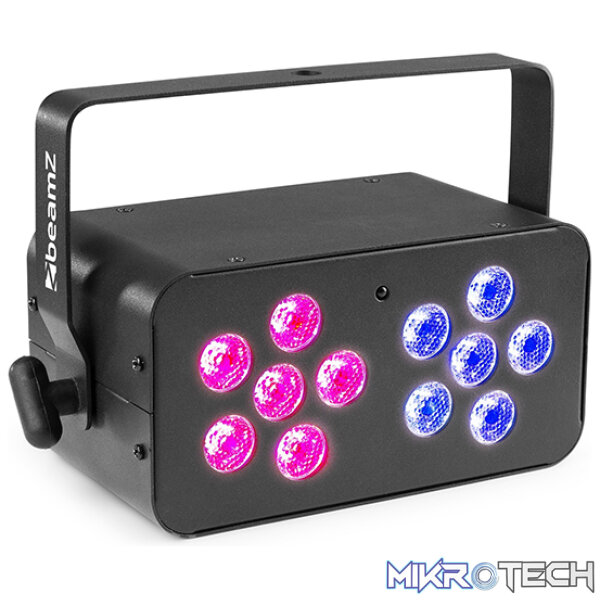 153691B_1 Beamz Dj Bank 124 12 X 4W Rgbw - Image 1