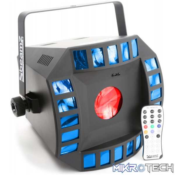 153701B_1 Beamz Cub4 Ii Led Quad Derby With Moonflower - Image 1