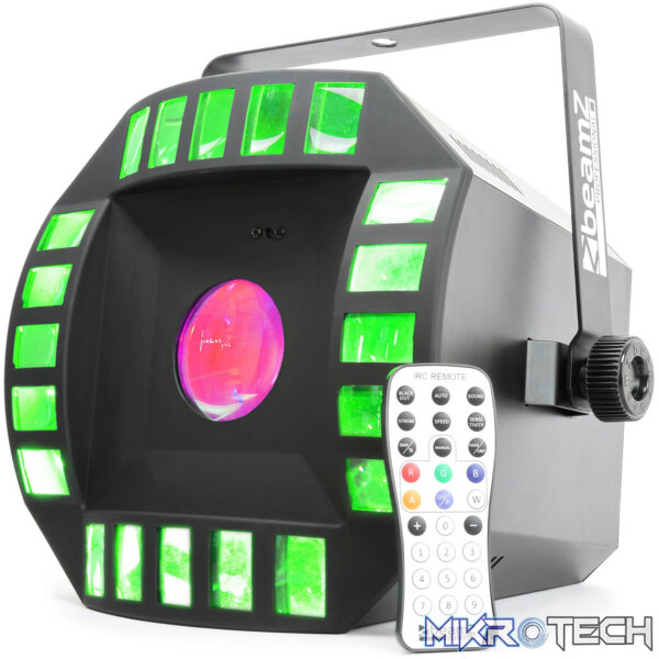 Beamz Cub4 Ii Led Quad Derby With Moonflower - Image 2