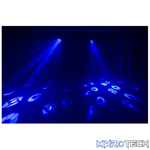 Beamz Led Gobo Derby With Uv And Strobe 5X 3W Led 16X 3W Rgbawuv - Image 6