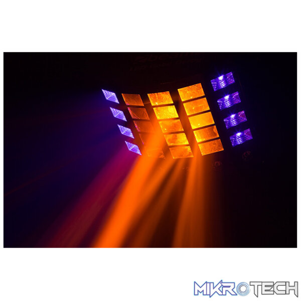 Beamz Led Gobo Derby With Uv And Strobe 5X 3W Led 16X 3W Rgbawuv - Image 7