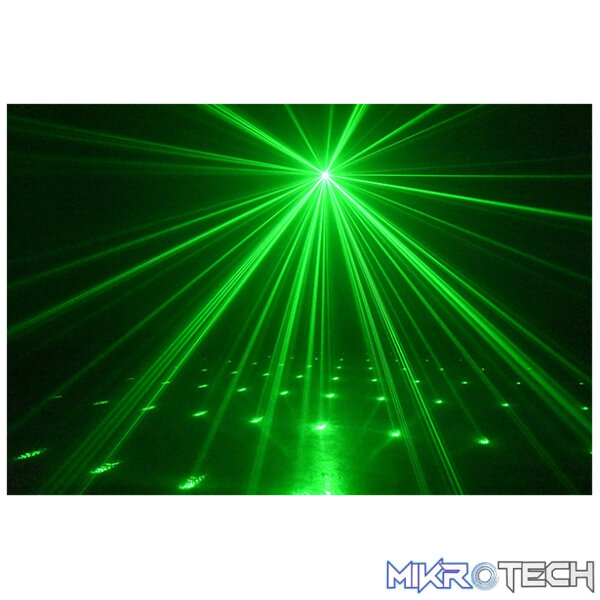 Beamz Radical Ii Led Derby With Laser Rg And Strobe 16X 0.5W Led 4X 3W Rgbw - Image 5
