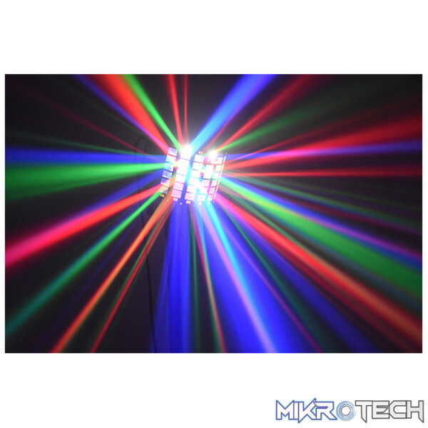 Beamz Radical Ii Led Derby With Laser Rg And Strobe 16X 0.5W Led 4X 3W Rgbw - Image 6