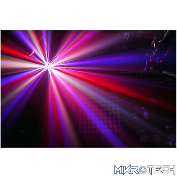 Beamz Butterfly Ii Led Mini Derby 6X 3W Rgbawuvp - Image 5