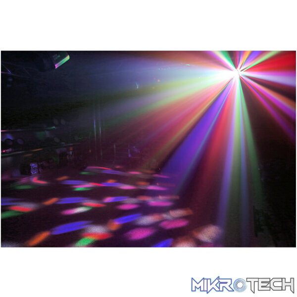 Beamz Butterfly Ii Led Mini Derby 6X 3W Rgbawuvp - Image 6
