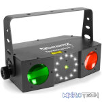Beamz Terminator Iv Led Double Moon With Laser And Strobe 12X 1W Rgbw