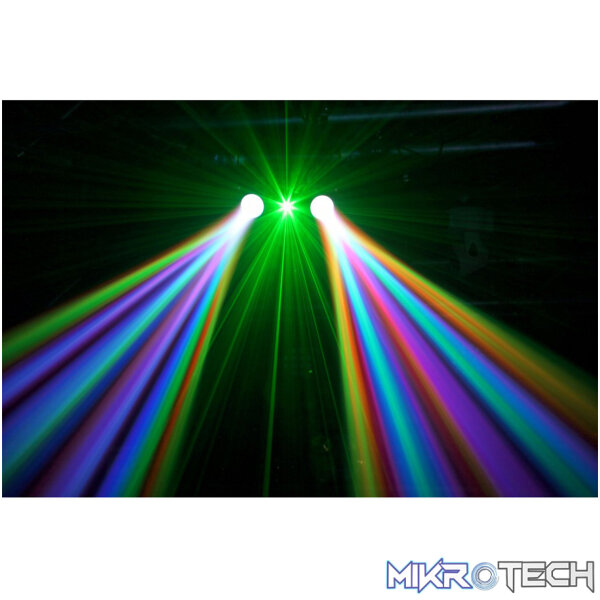 Beamz Terminator Iv Led Double Moon With Laser And Strobe 12X 1W Rgbw - Image 9