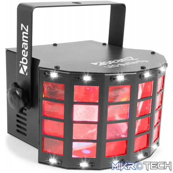 Beamz Led Butterfly With Strobe 3X 3W Rgbw - Image 2