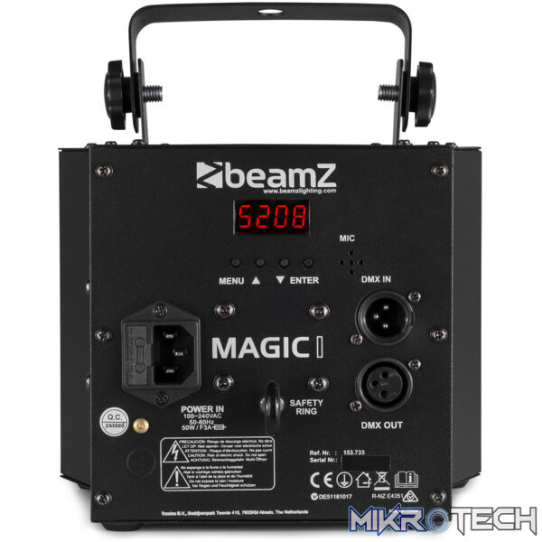 Beamz Magic1 Derby With Strobe 9X 3W Rgbawuv - Image 3