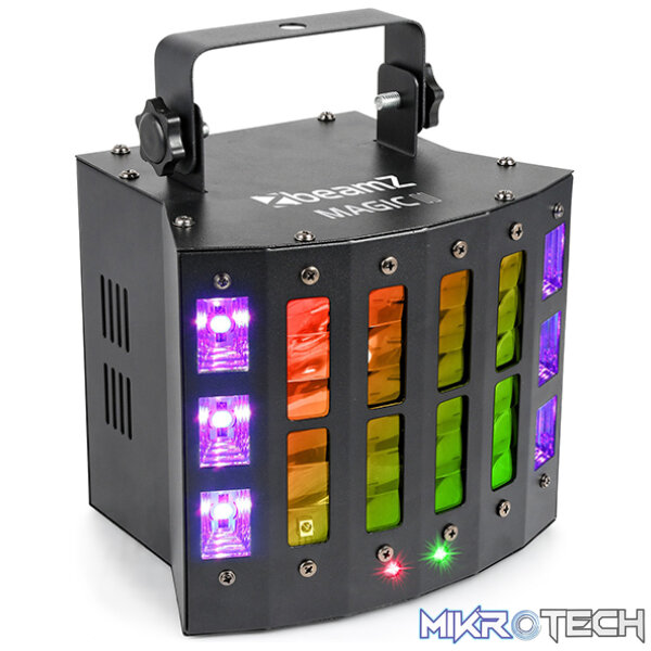 153734B_1 Beamz Magic2 Derby With Laser Rg And Strobe 9X 3W Rgbawuvp - Image 1