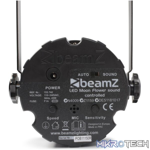 Beamz Led Moon Flower Rgbaw - Image 4